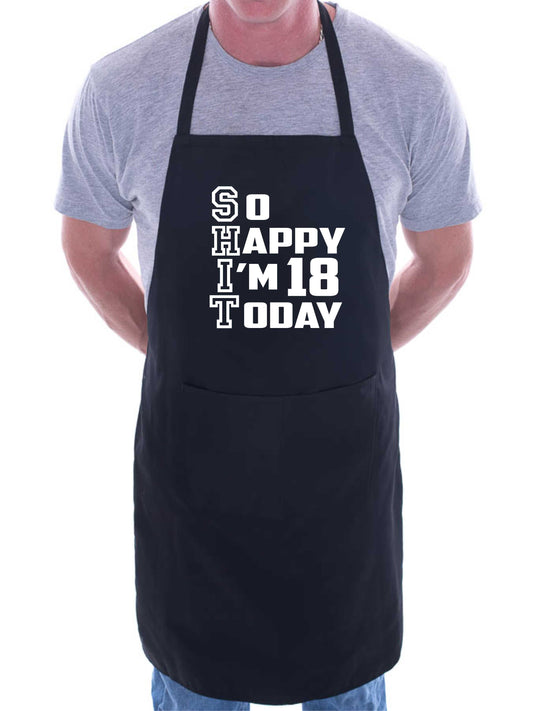 Apron Funny 18th Birthday Gift For Men & Ladies Turning 18 Present