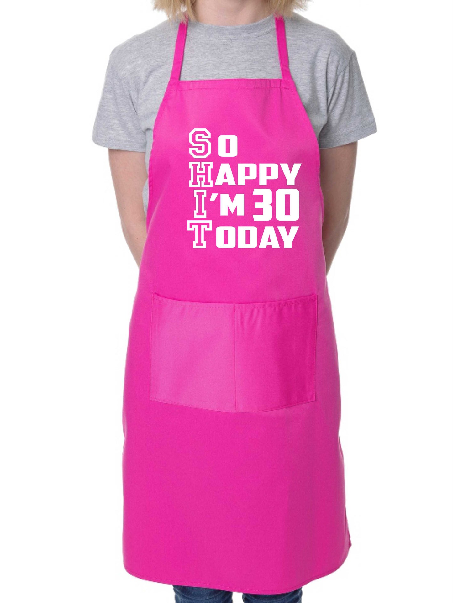 Apron Funny 30th Birthday Gift For Men & Ladies Turning 30 Present