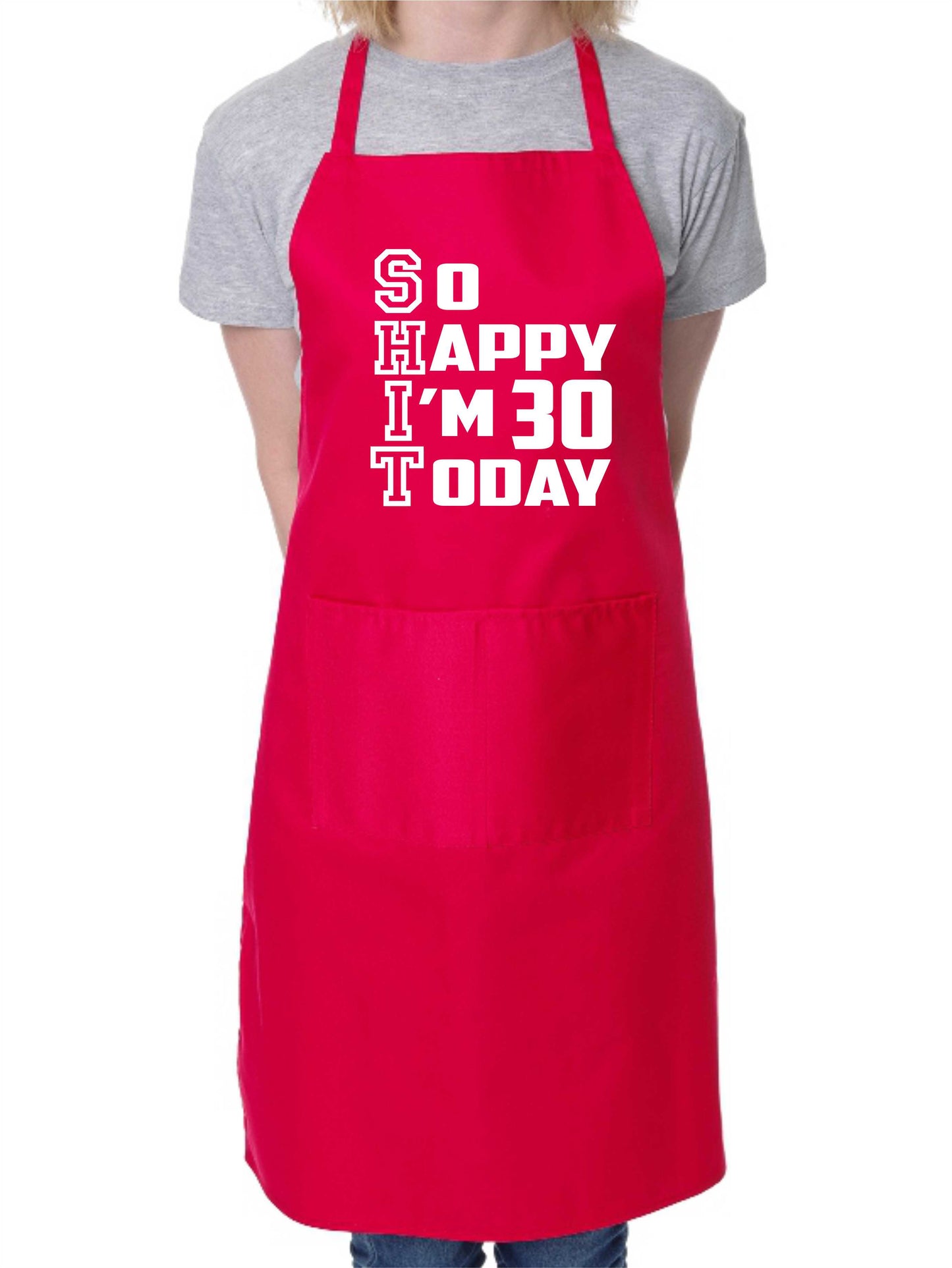 Apron Funny 30th Birthday Gift For Men & Ladies Turning 30 Present