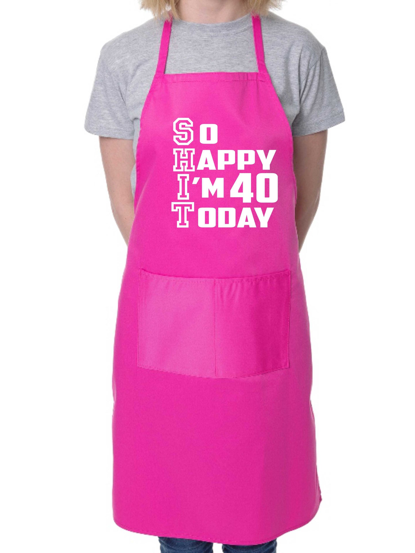 Apron Funny 40th Birthday Gift For Men & Ladies Turning 40 Present