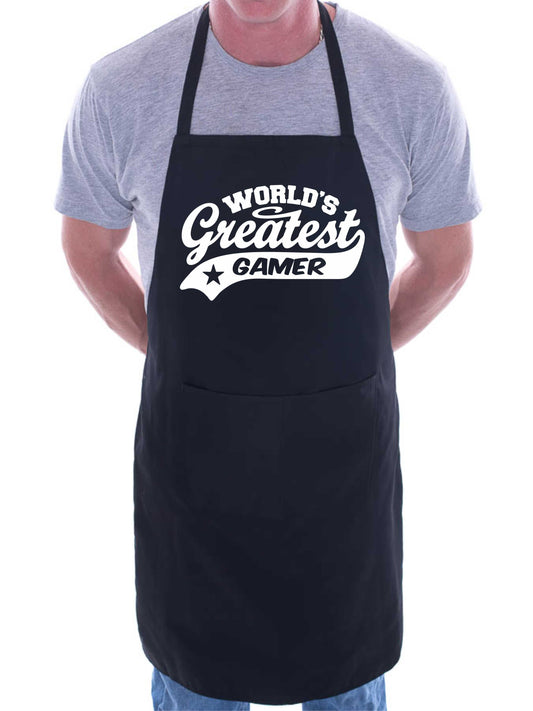 Apron Greatest Gamer Gift For Her Gift For Him Funny Birthday Present