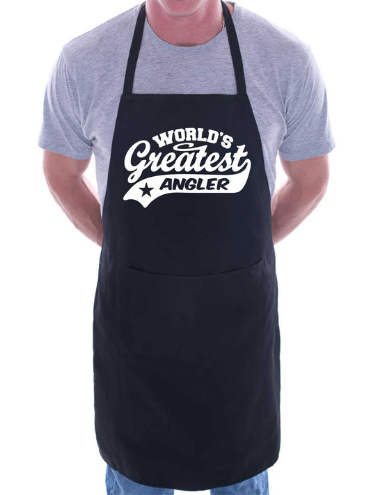 Apron Greatest Angler Gift For Her Gift For Him Fishing Funny Birthday Present