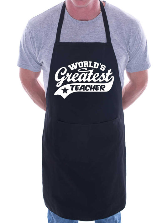 Apron Greatest Teacher Gift For Her Gift For Him Funny Birthday Present