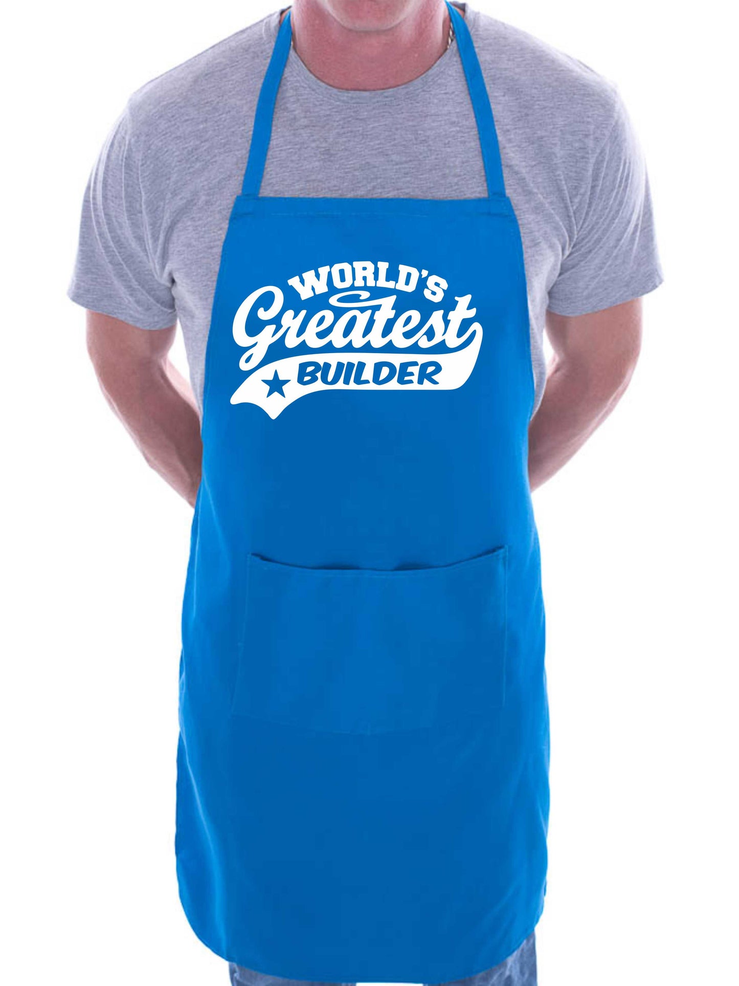 Apron Greatest Builder Gift For Her Gift For Him Funny Birthday Present