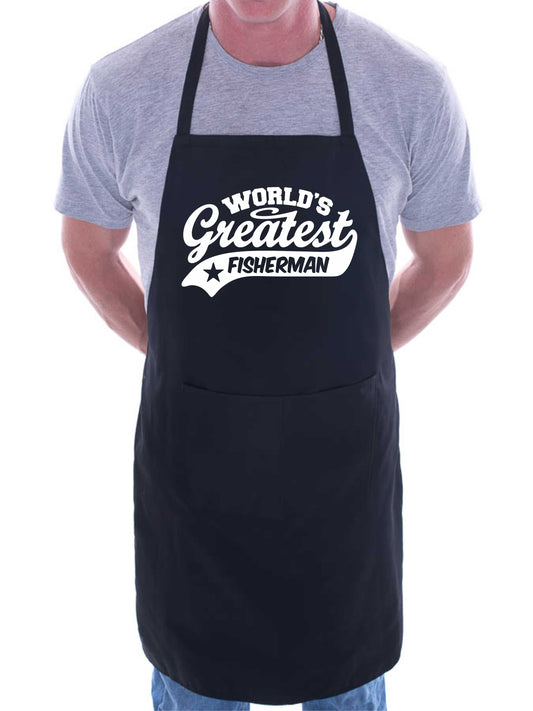 Apron Greatest Fisherman Gift For Her Gift For Him Fishing Birthday Present