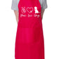 Apron Peace Love Dogs Dog Lovers Gift Paw Heart Dog For Life Gift