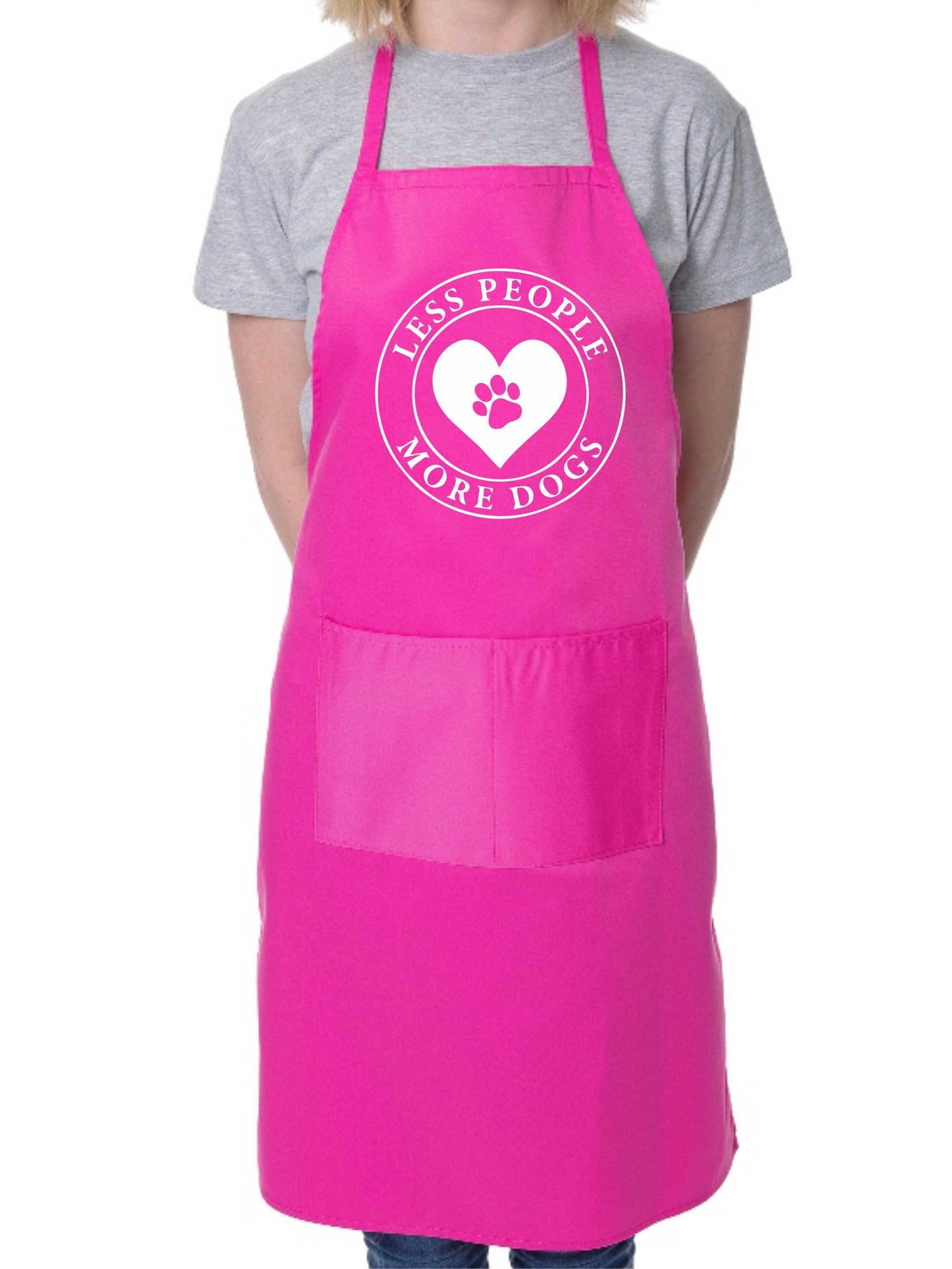 Apron Less People More Dogs Dog Lovers Gift  Dog For Life Gift