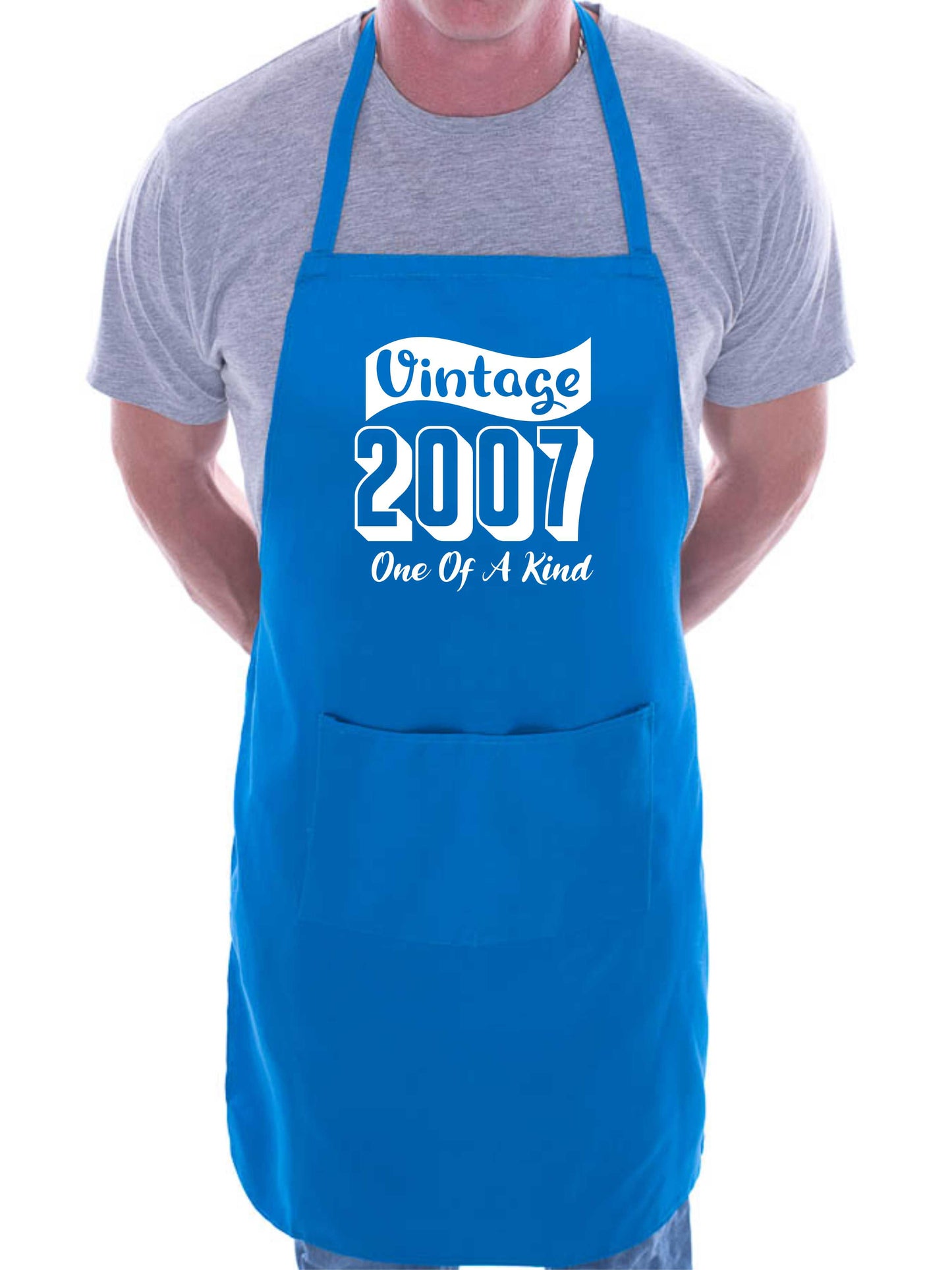 Vintage Birthday 2007 18th Birthday Funny Apron Novelty Baking BBQ