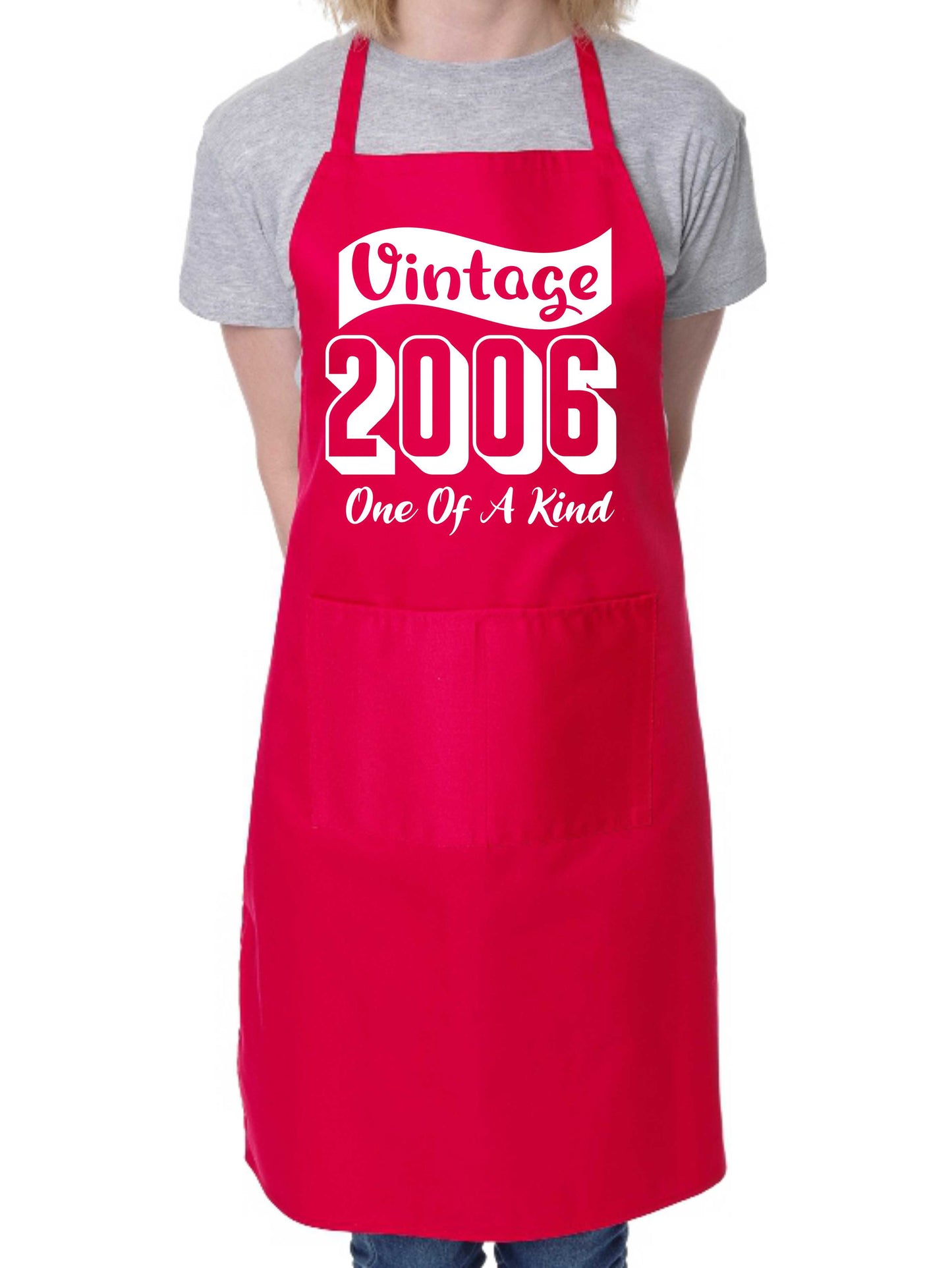 Vintage Birthday 2006 18th Birthday Funny Apron Baking BBQ