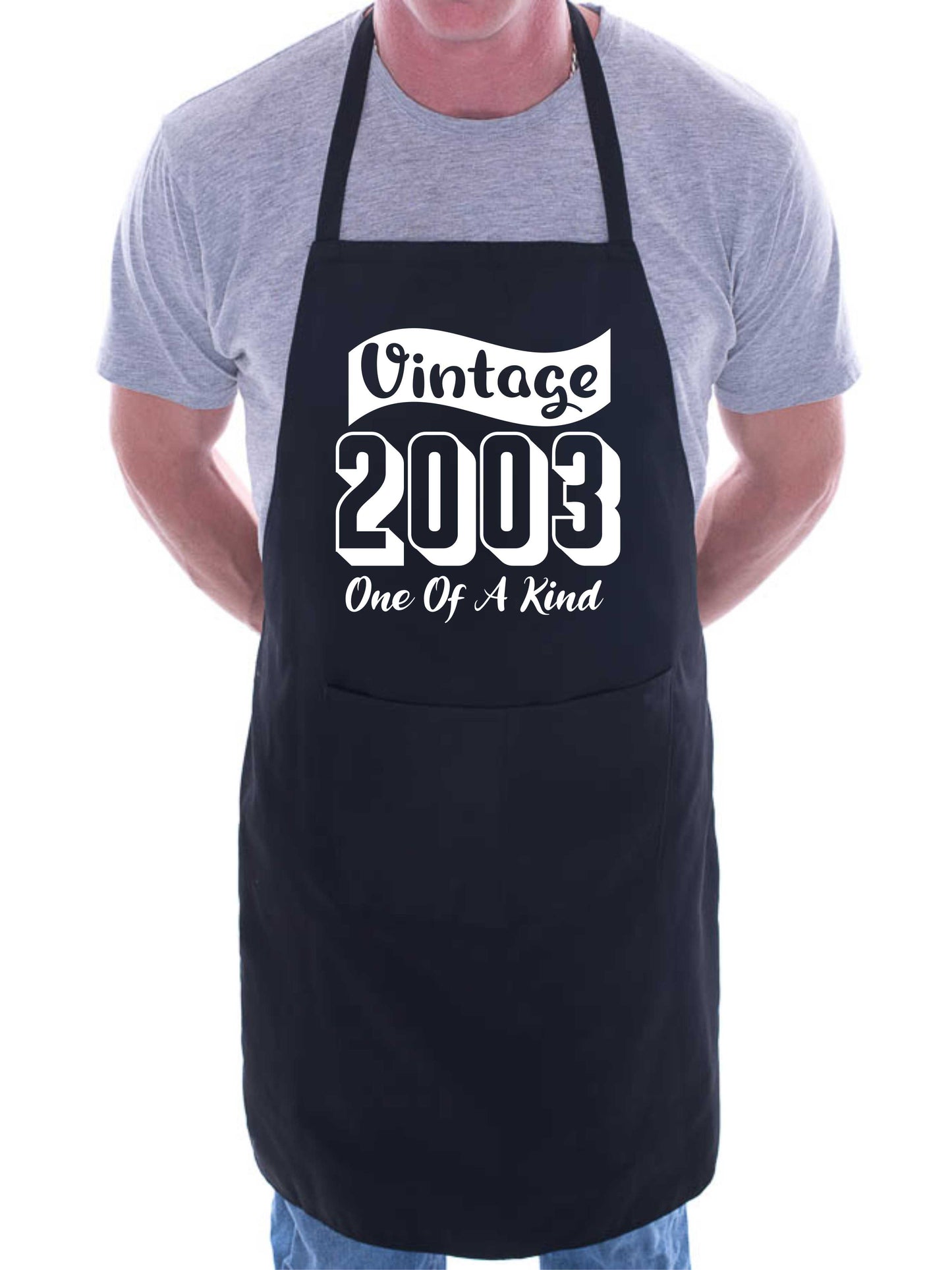 Vintage Birthday 2003 21st Birthday Funny Apron Novelty Baking BBQ