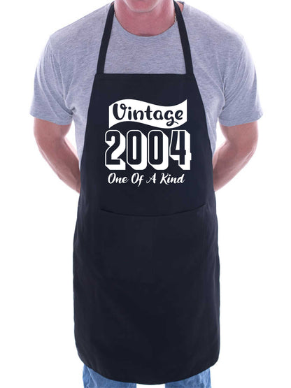 Vintage Birthday 2004 21st Birthday Funny Apron Novelty Baking BBQ