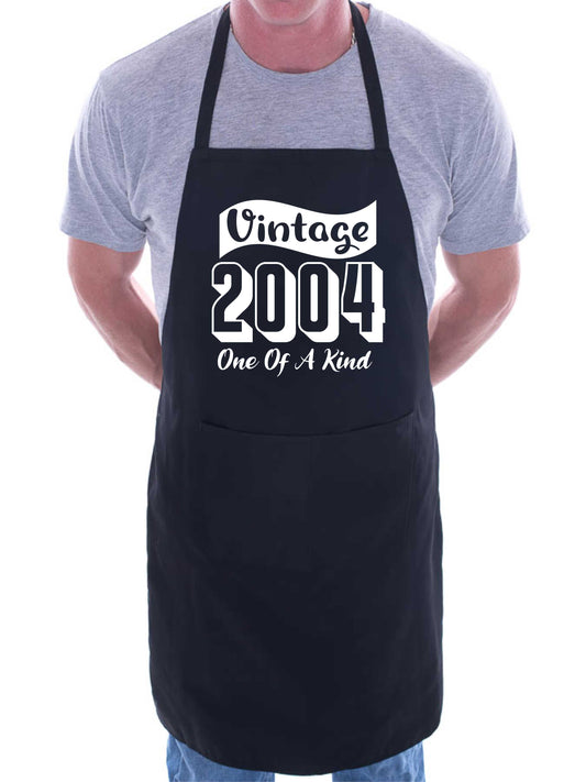 Vintage Birthday 2004 21st Birthday Funny Apron Novelty Baking BBQ