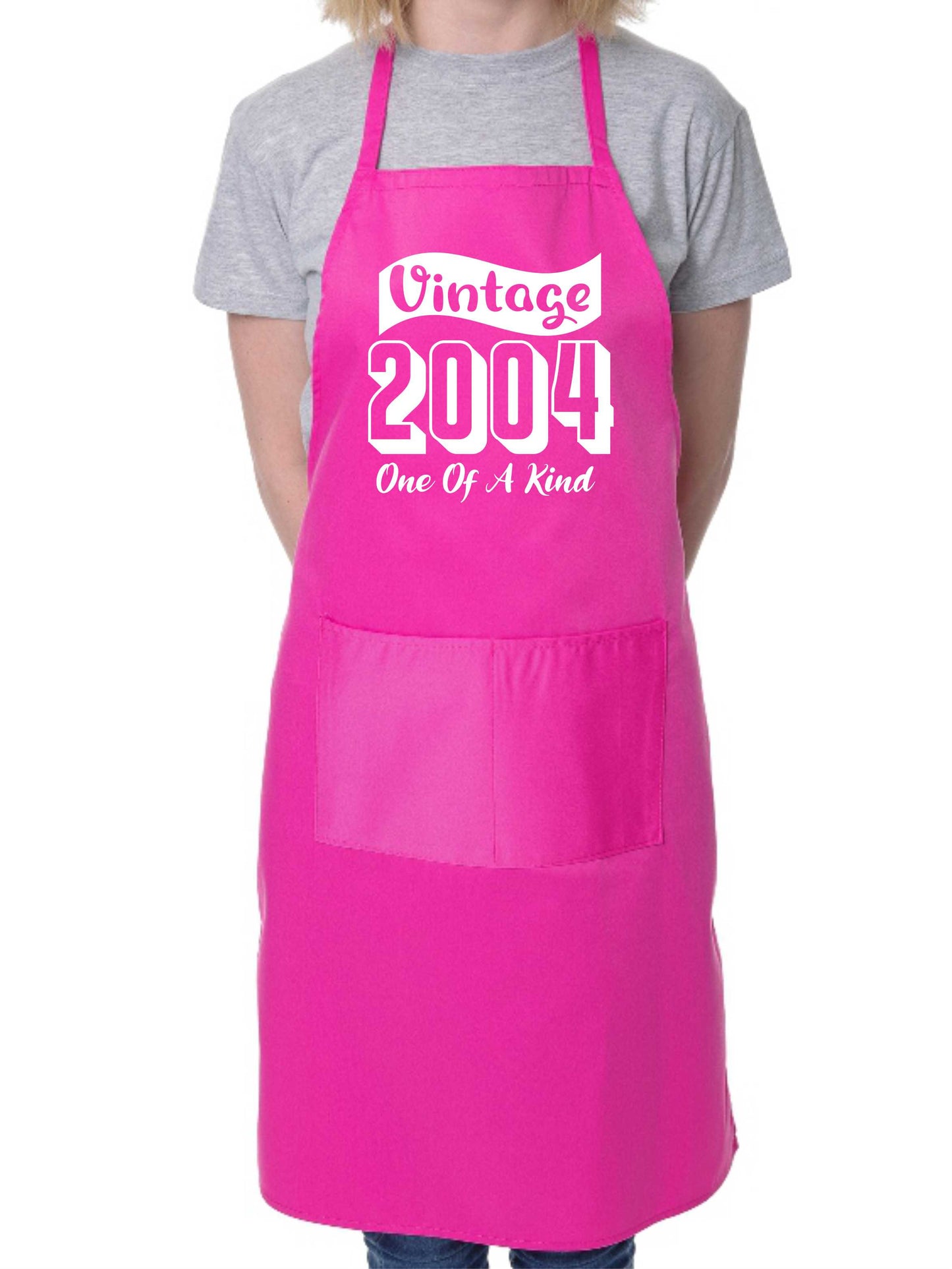 Vintage Birthday 2004 21st Birthday Funny Apron Novelty Baking BBQ