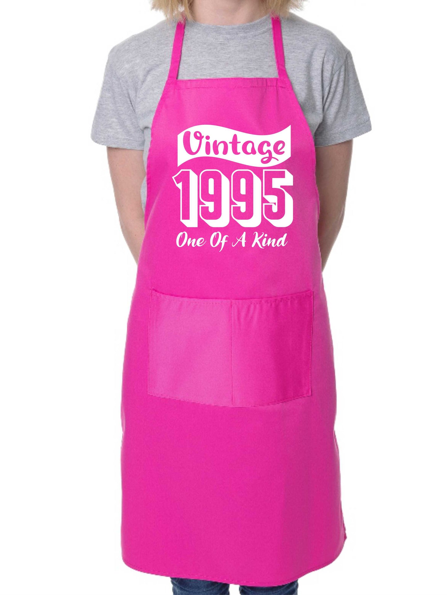 30th Birthday Vintage 1995 Age 30 Funny Apron Novelty Baking BBQ