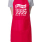 30th Birthday Vintage 1995 Age 30 Funny Apron Novelty Baking BBQ