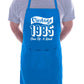 40th Birthday Vintage 1985 Age 40 Funny Apron Novelty Baking BBQ