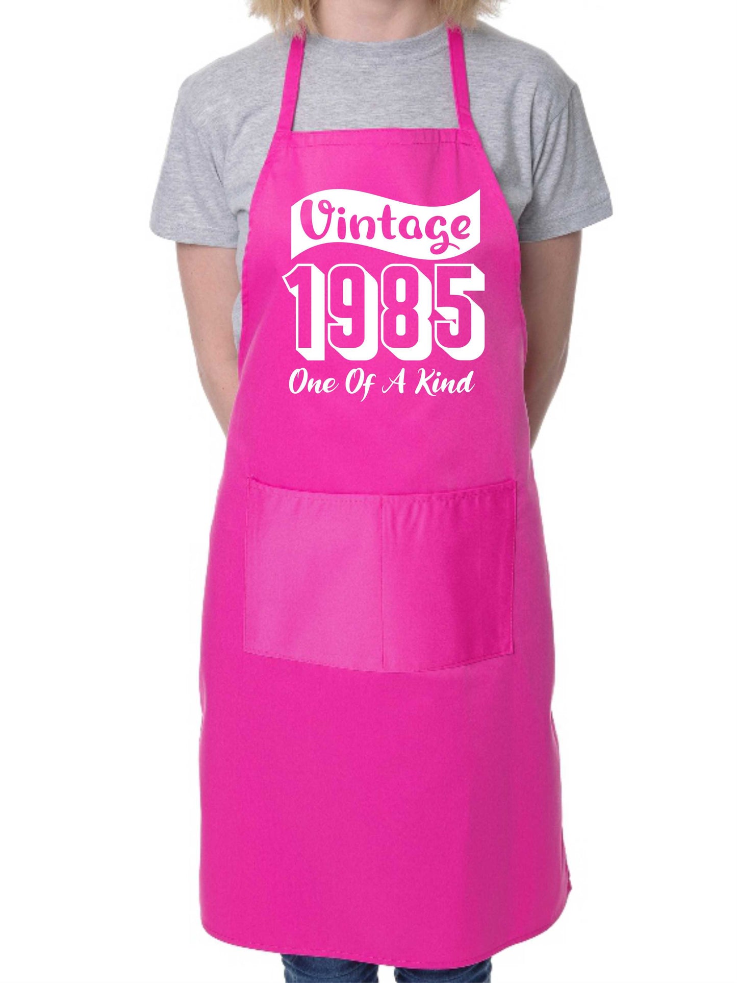 40th Birthday Vintage 1985 Age 40 Funny Apron Novelty Baking BBQ