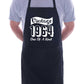 Vintage Birthday 1964 60th Birthday Funny Apron Baking BBQ