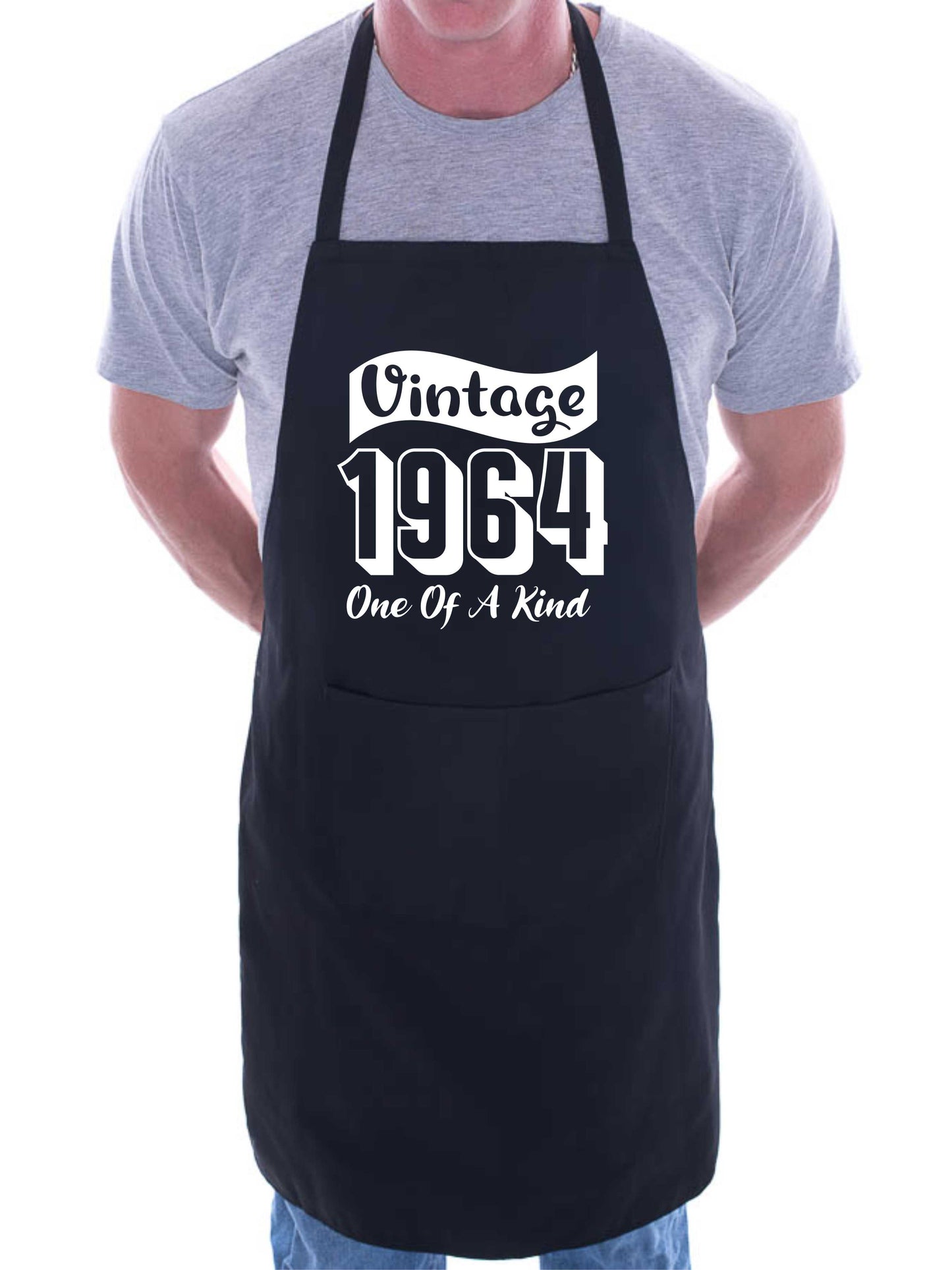 Vintage Birthday 1964 60th Birthday Funny Apron Baking BBQ