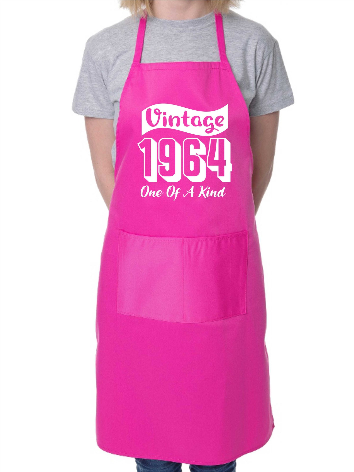 Vintage Birthday 1964 60th Birthday Funny Apron Baking BBQ