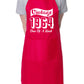 Vintage Birthday 1964 60th Birthday Funny Apron Baking BBQ