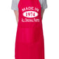 Made In 1974 50th Birthday BBQ Cooking Funny Novelty Apron