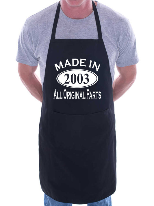 Made In 2003 21st Birthday BBQ Cooking Funny Novelty Apron