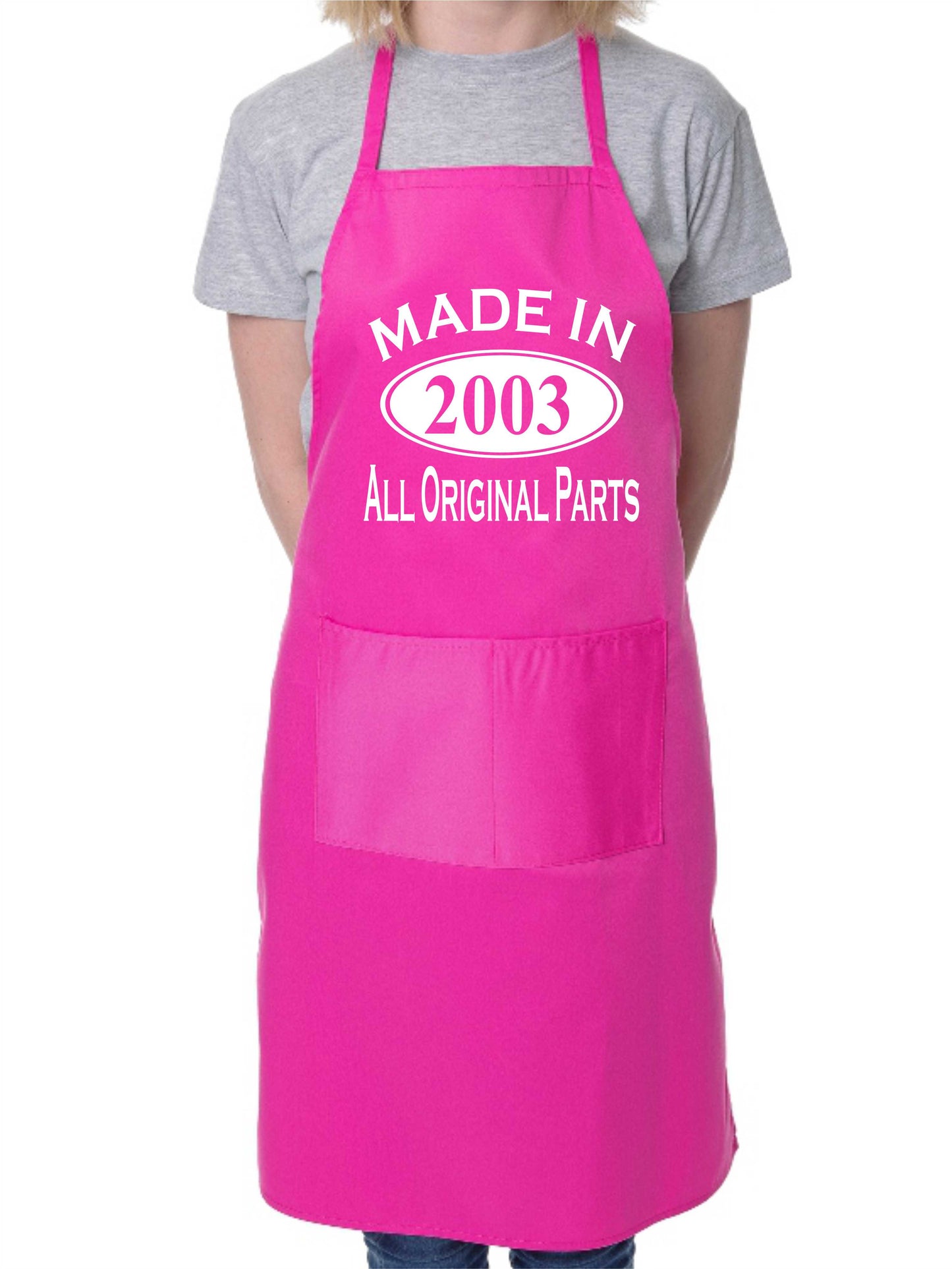 Made In 2003 21st Birthday BBQ Cooking Funny Novelty Apron