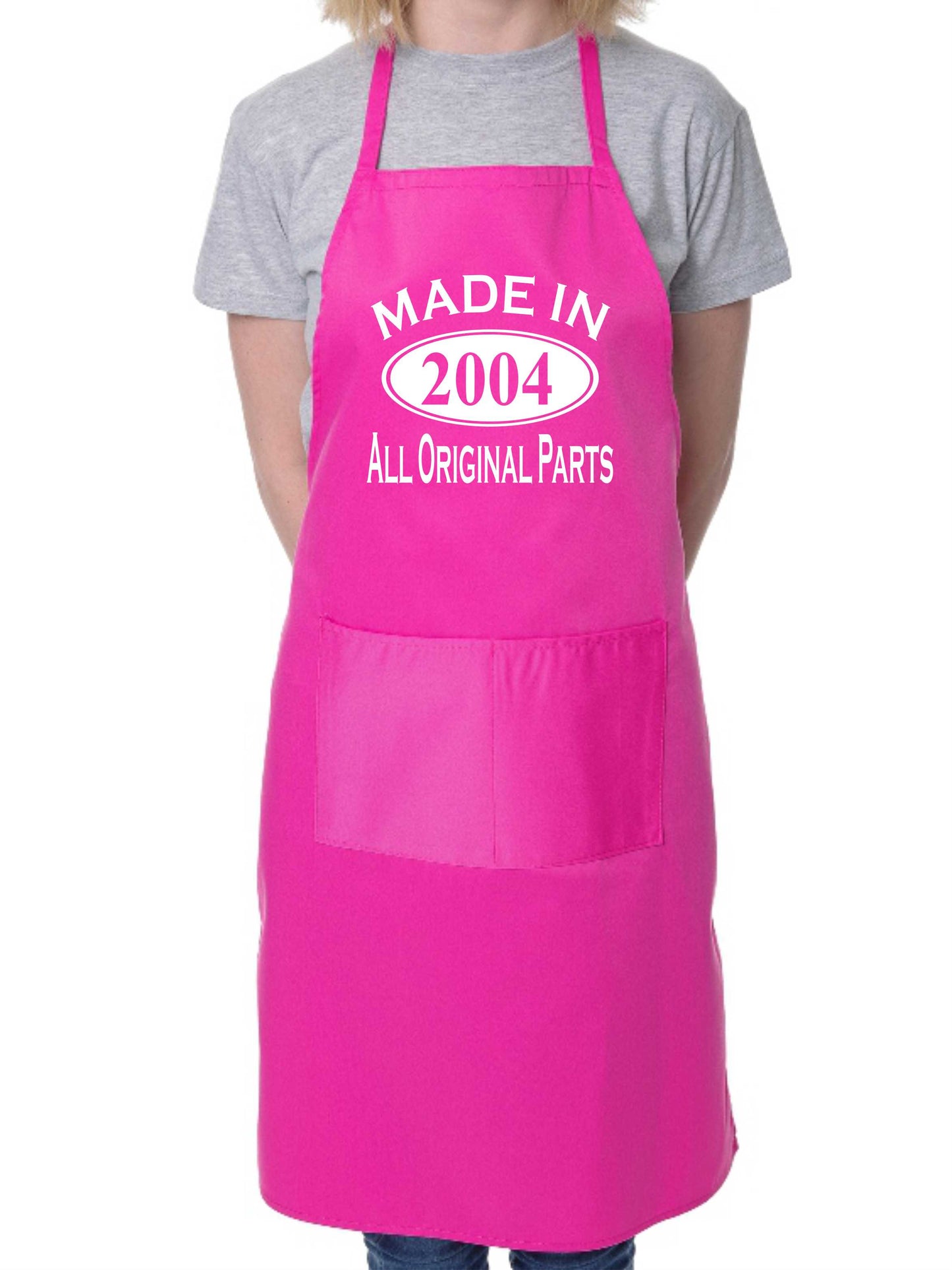 Made In 2004 21st Birthday BBQ Cooking Funny Novelty Apron