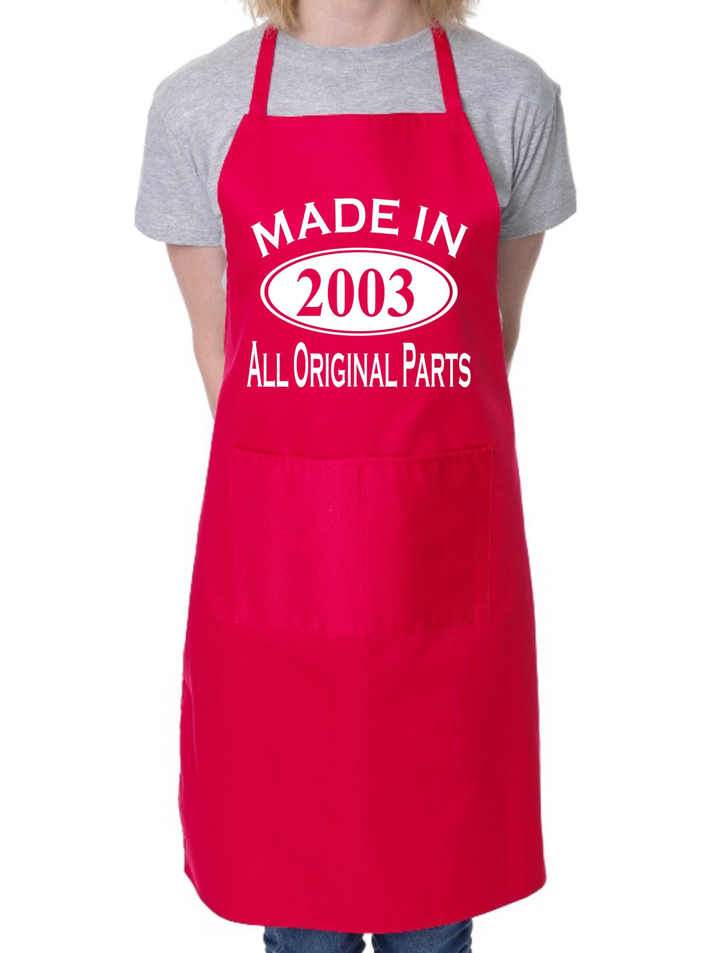 Made In 2003 21st Birthday BBQ Cooking Funny Novelty Apron