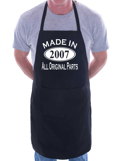 Made In 2007 18th Birthday BBQ Cooking Funny Novelty Apron