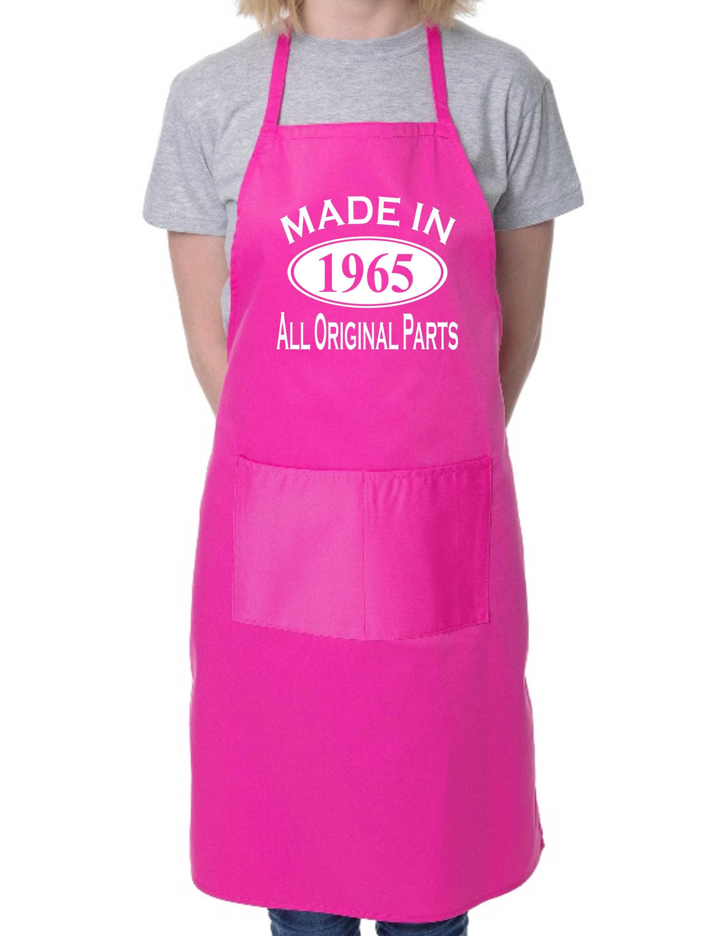 Made In 1965 60th Birthday BBQ Cooking Funny Novelty Apron