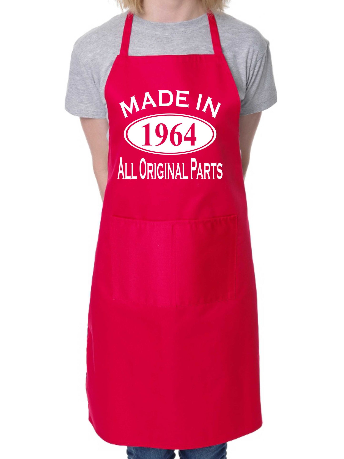 Made In 1964 60th Birthday BBQ Cooking Funny Novelty Apron