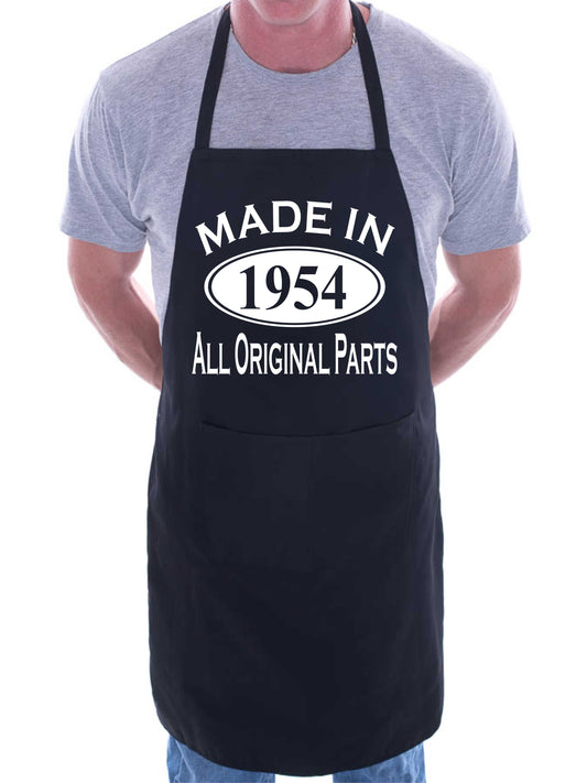 Made In 1954 70th Birthday BBQ Cooking Funny Novelty Apron