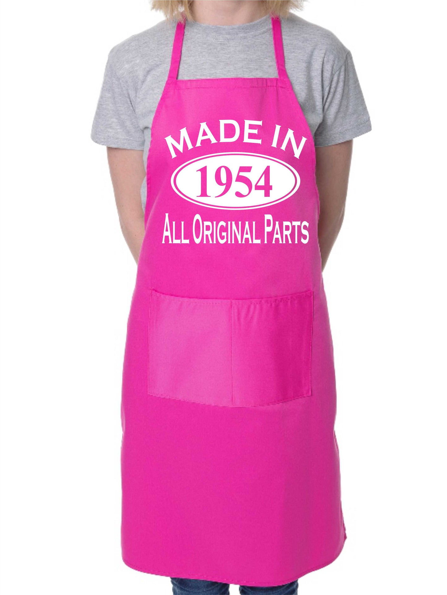 Made In 1954 70th Birthday BBQ Cooking Funny Novelty Apron