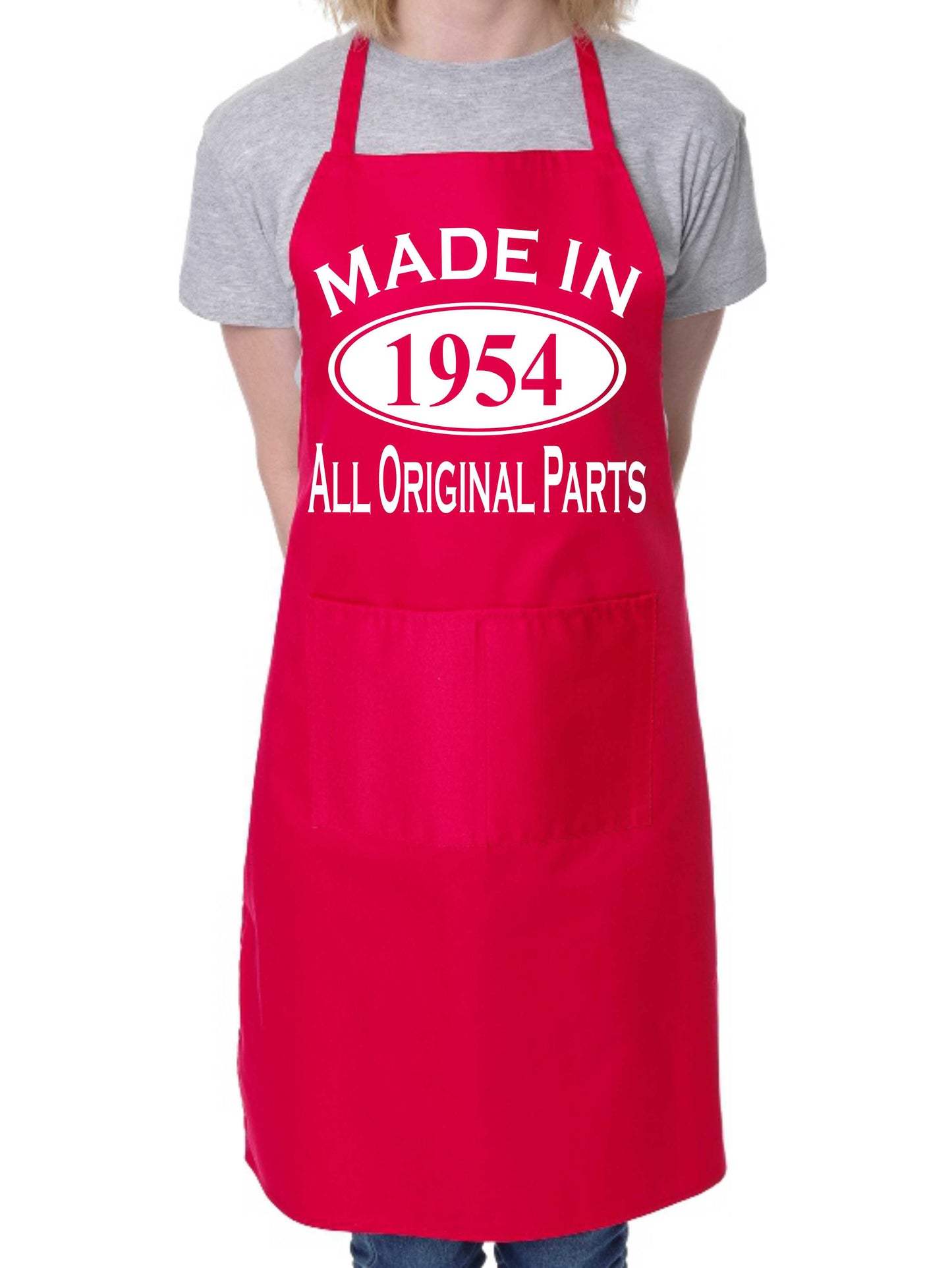 Made In 1954 70th Birthday BBQ Cooking Funny Novelty Apron