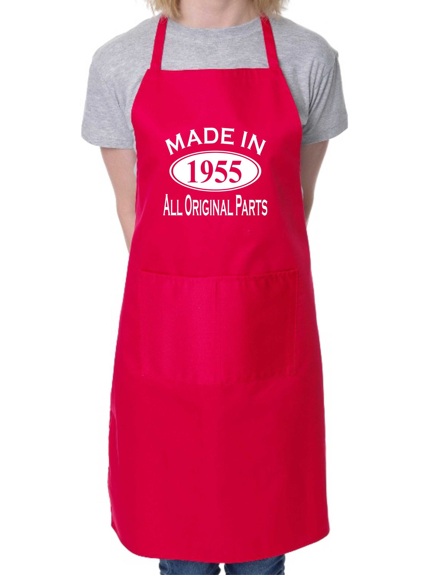 Made In 1955 70th Birthday BBQ Cooking Funny Novelty Apron