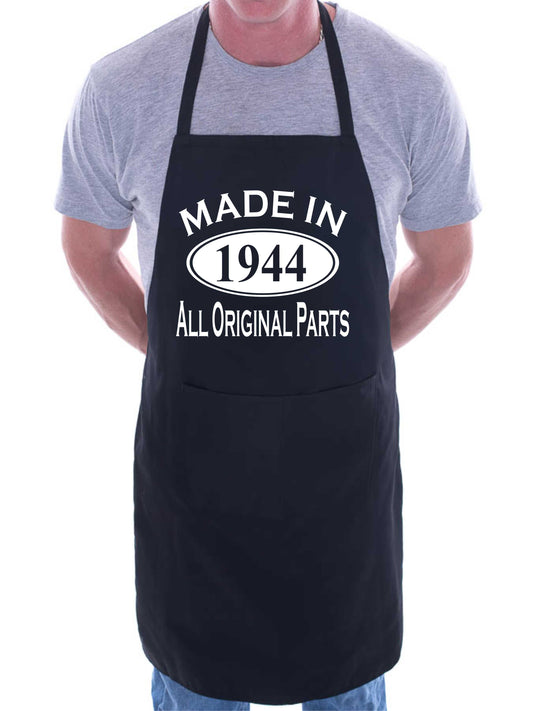 Made In 1944 80th Birthday BBQ Cooking Funny Novelty Apron