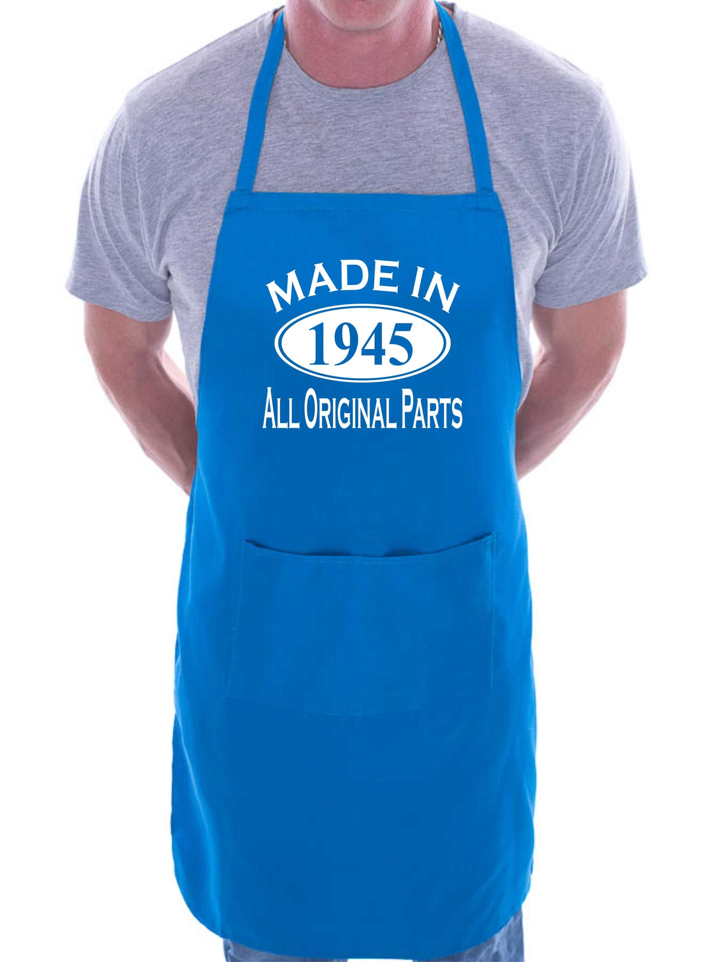 Made In 1945 80th Birthday BBQ Cooking Funny Novelty Apron