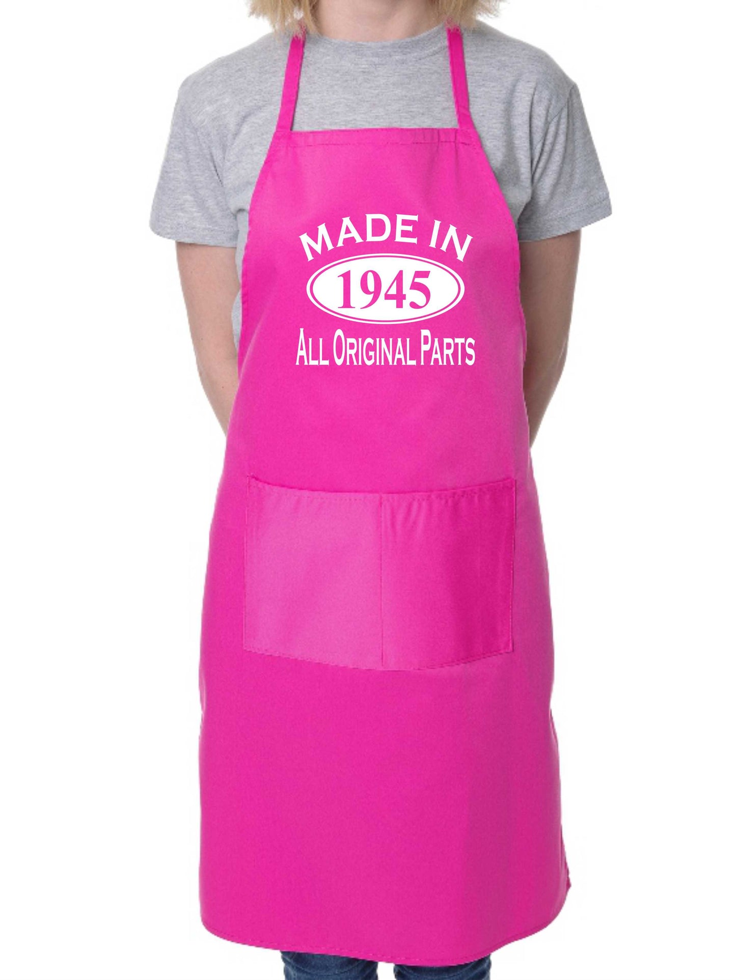 Made In 1945 80th Birthday BBQ Cooking Funny Novelty Apron