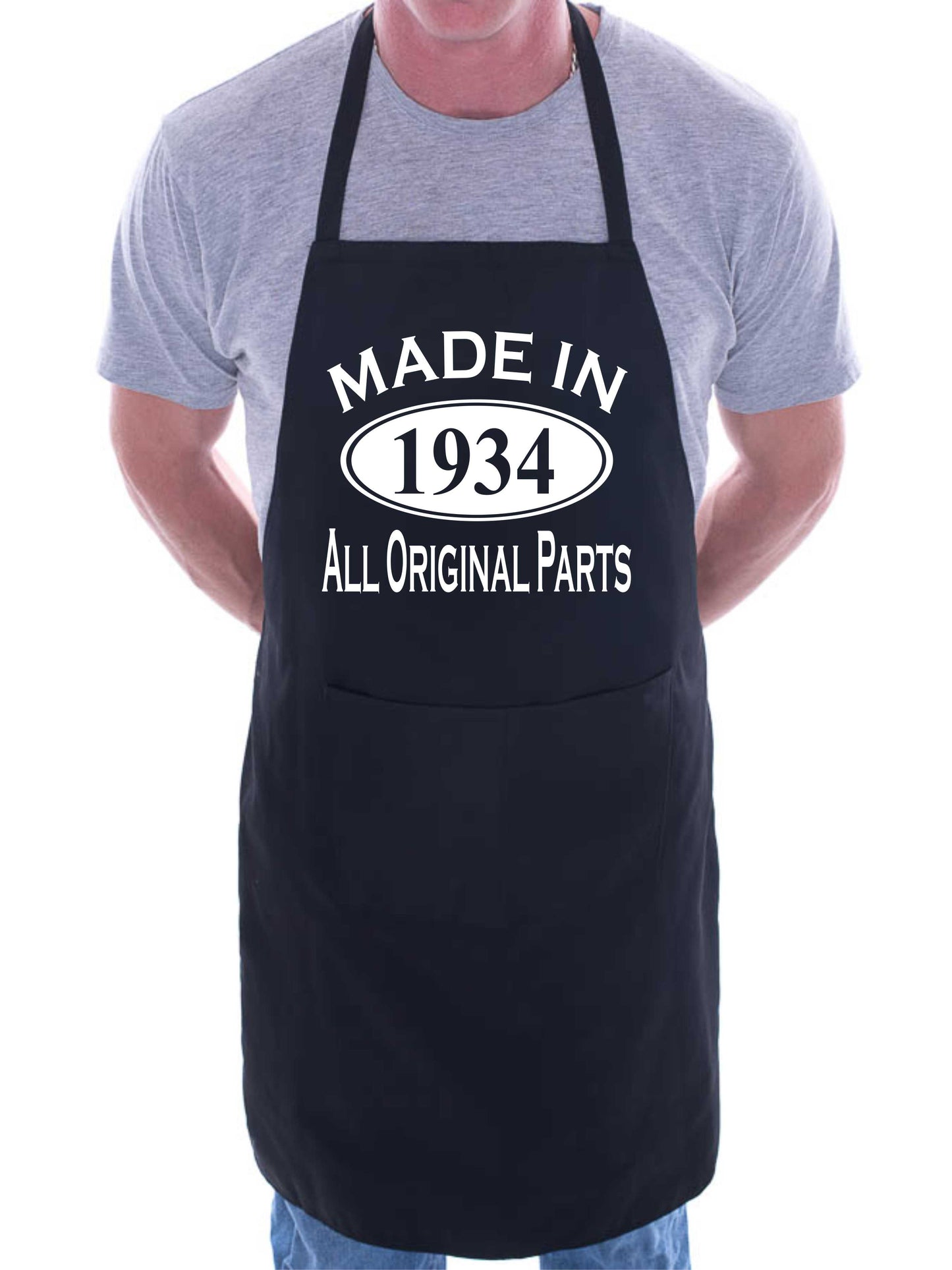 Made In 1934 90th Birthday BBQ Cooking Funny Novelty Apron