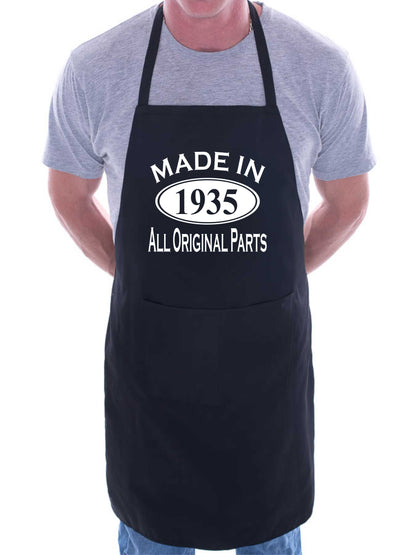 Made In 1935 90th Birthday BBQ Cooking Funny Novelty Apron