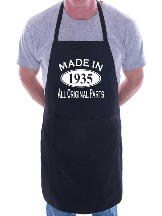 Made In 1935 90th Birthday BBQ Cooking Funny Novelty Apron