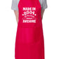 21st Birthday Made In 2004 BBQ Cooking Funny Novelty Apron