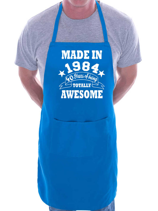 40th Birthday Made In 1984 BBQ Cooking Funny Novelty Apron