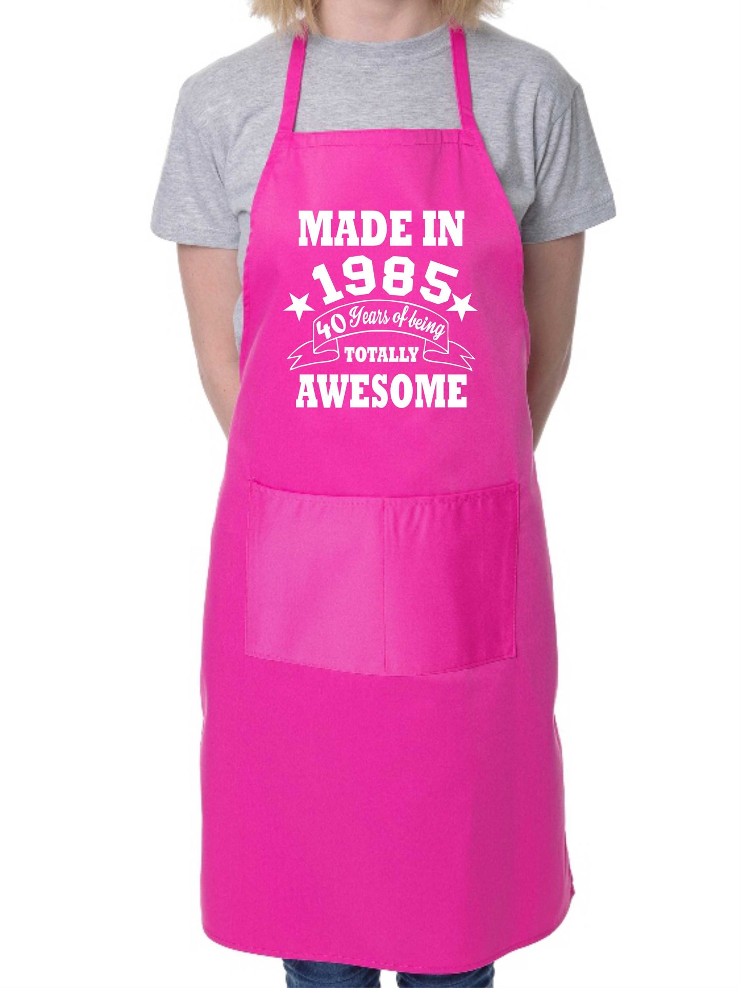 40th Birthday Made In 1985 BBQ Cooking Funny Novelty Apron