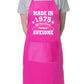 50th Birthday Made In 1975 BBQ Cooking Funny Novelty Apron