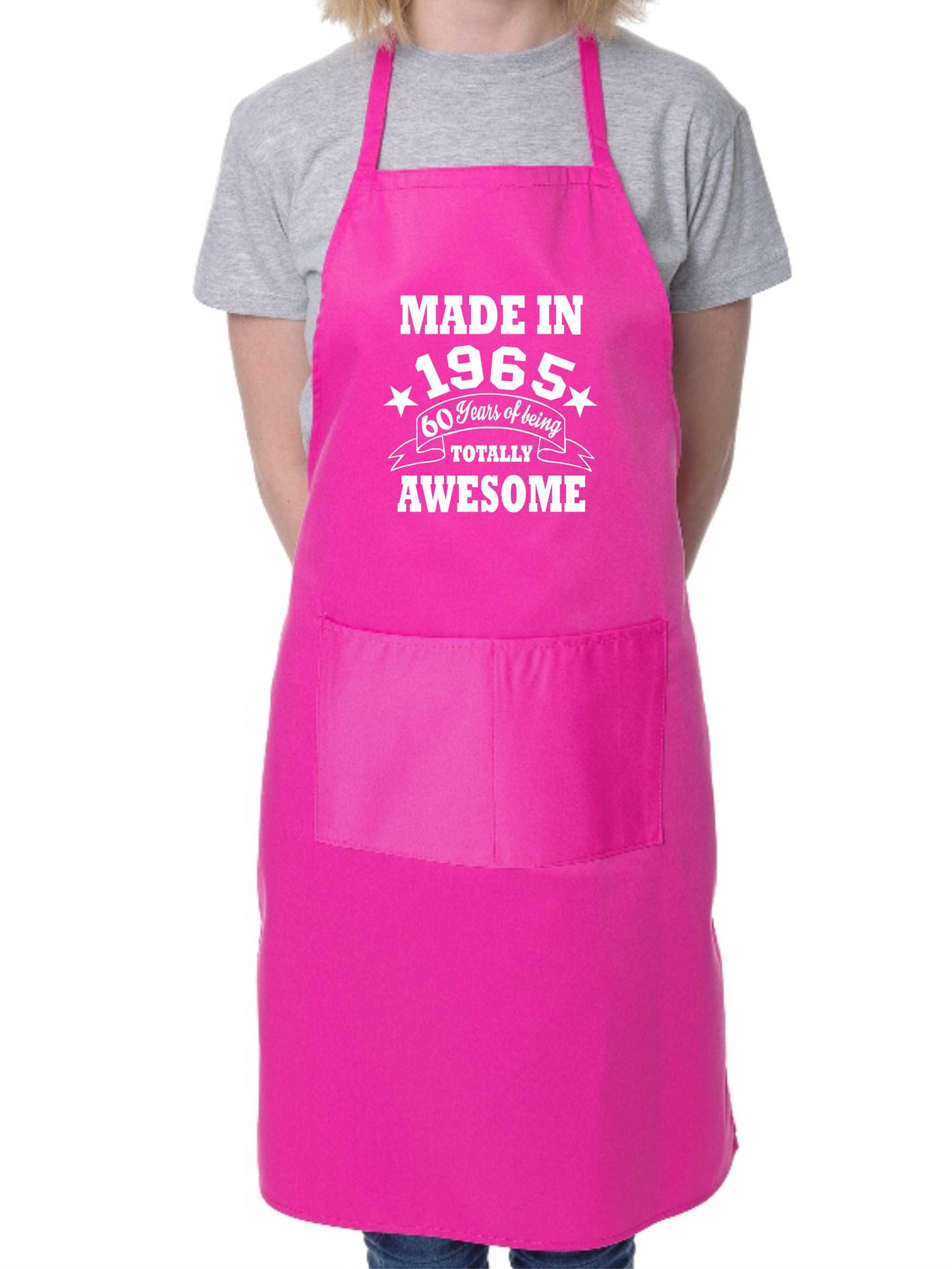 60th Birthday Made In 1965 BBQ Cooking Funny Novelty Apron