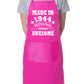 80th Birthday Made In 1944 BBQ Cooking Funny Novelty Apron