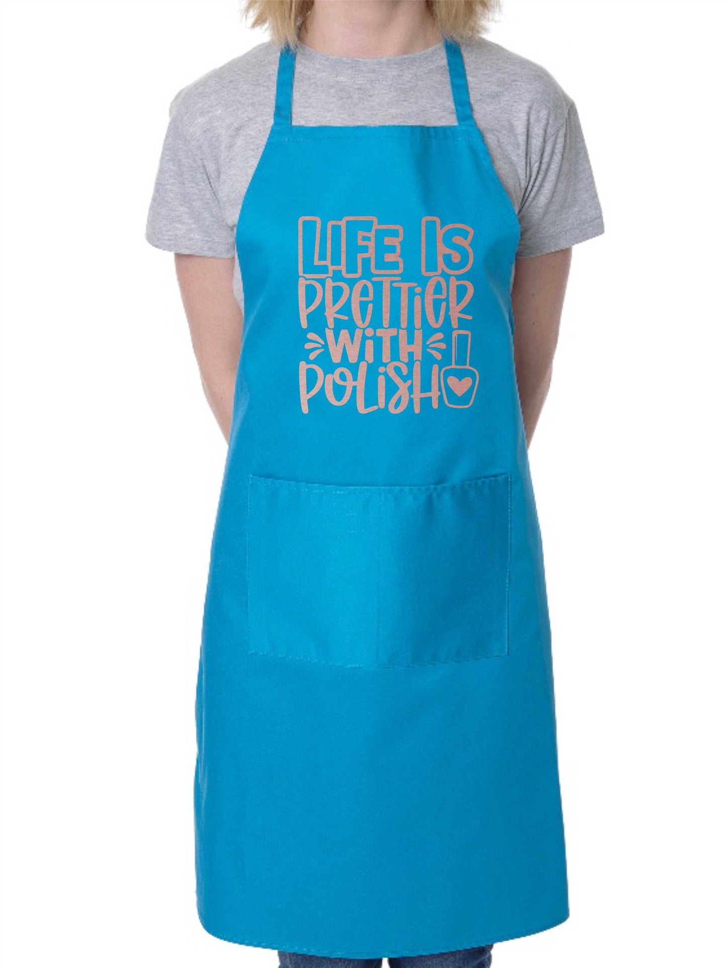 Apron Life Is Prettier With Polish Nail Salon Nail Technician Beauty Gift